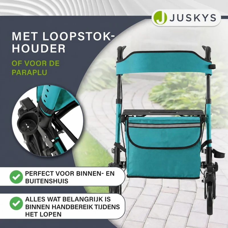 Aluminium Rollator Vital mit Sitz
