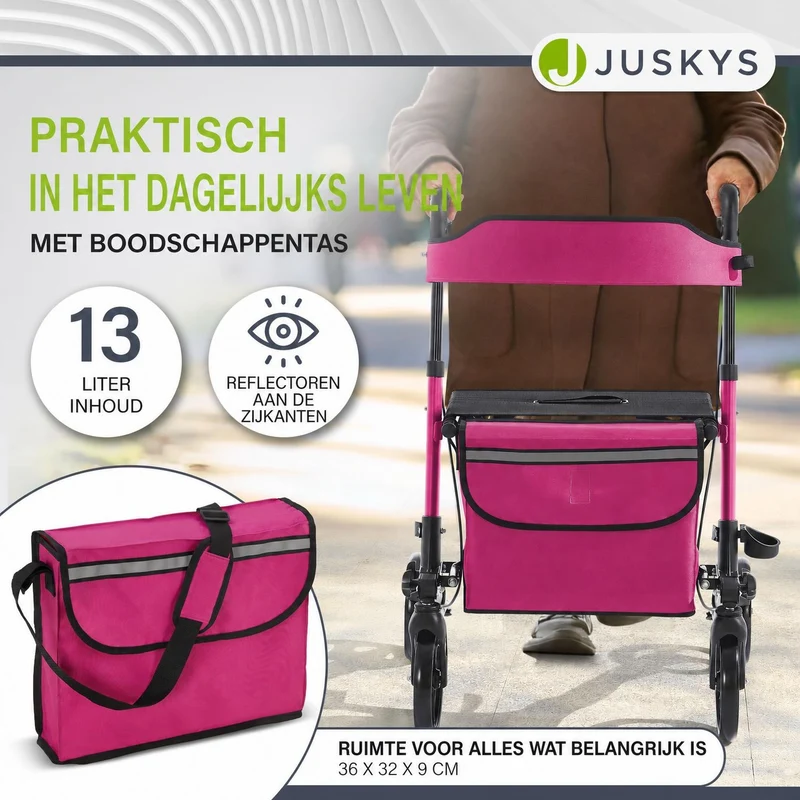 Aluminium Rollator Vital mit Sitz