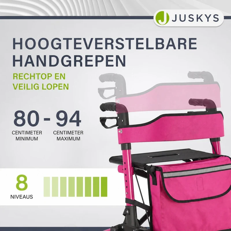 Aluminium Rollator Vital mit Sitz