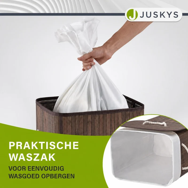 Bambus Wäschekorb Curly