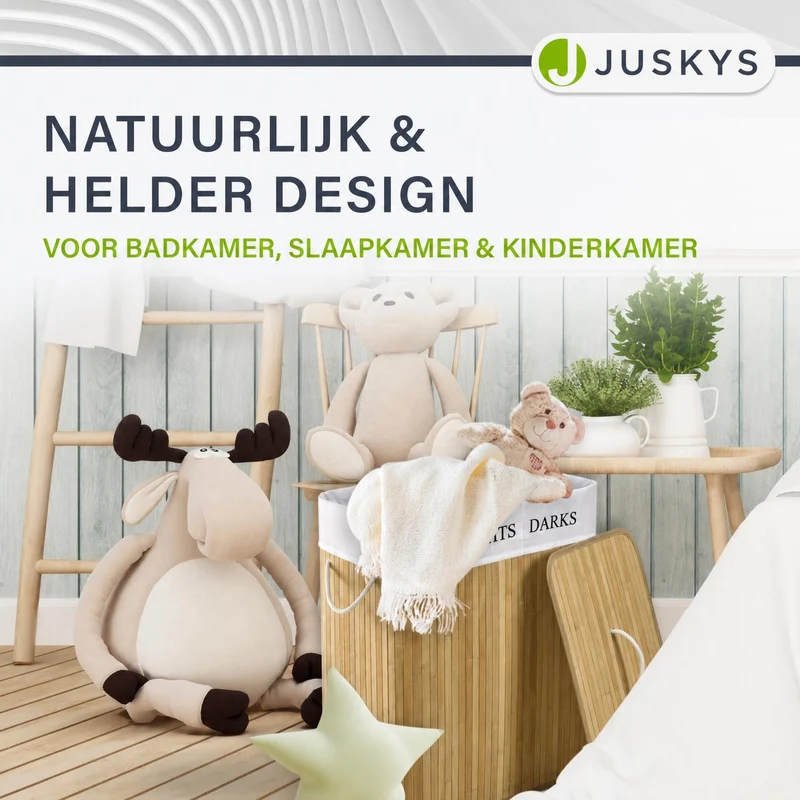 Bambus Wäschekorb Curly