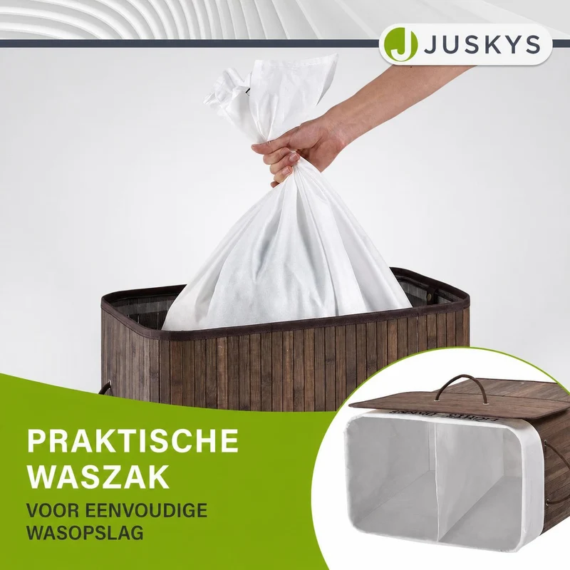 Bambus Wäschekorb Curly