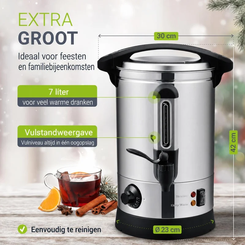 Glühweinkocher Teramo 7l oder 10l