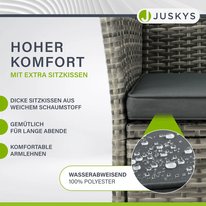 Polyrattan Sitzbank Monaco