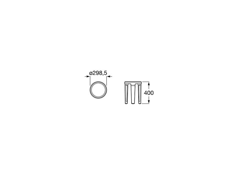 Roca - Taburete Trix A857124000