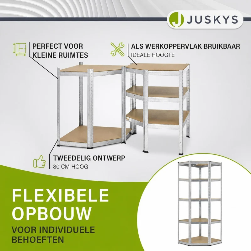 Eckregal Corner Basic 180 x 70 x 40 cm