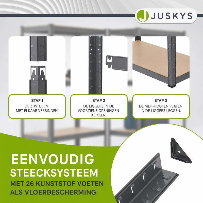 3er Regalsystem 1 Corner & 2 Easy