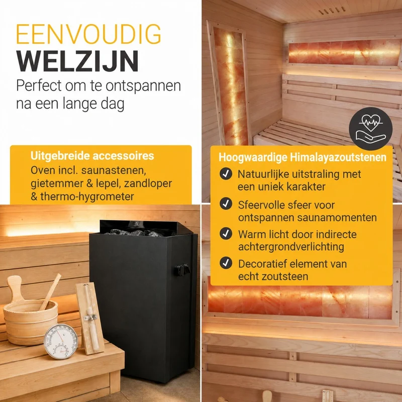 Traditionelle Sauna Vantaa - Schwarz