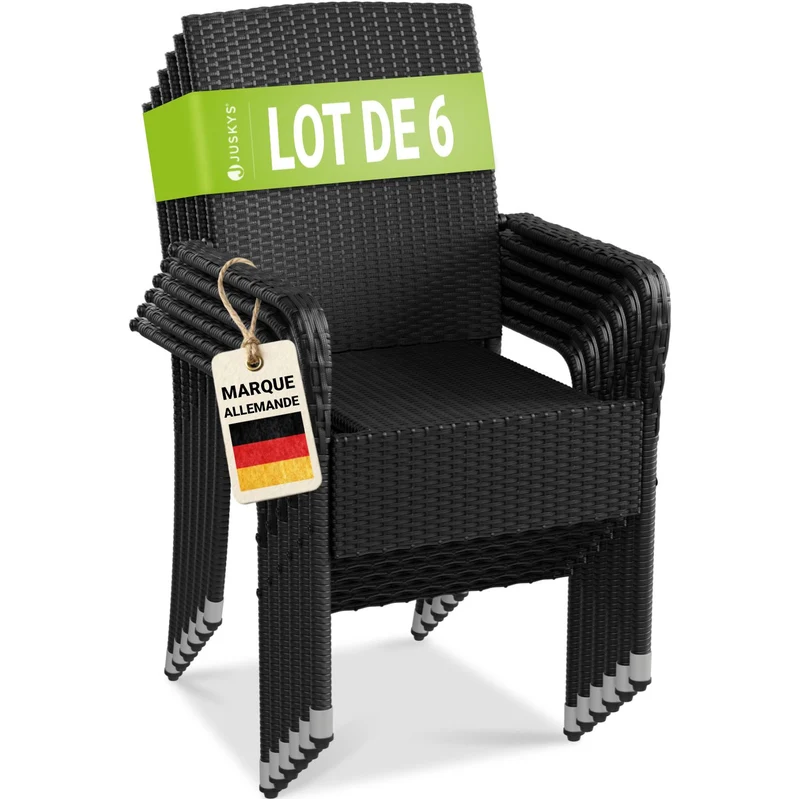 Polyrattan Gartenstühle Yoro