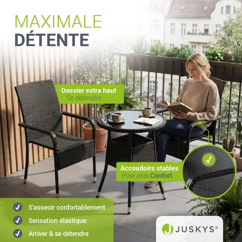 Polyrattan Gartenstühle Yoro
