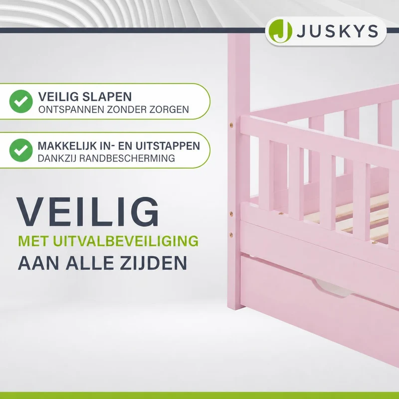 Kinderbett Marli 80 x 160 cm mit Bettkasten