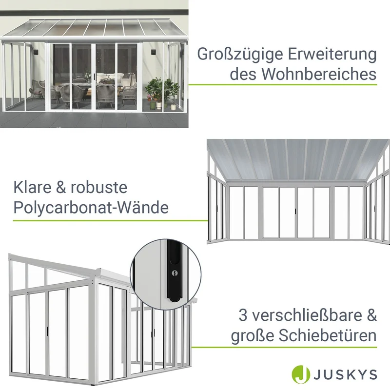 Wintergarten mit Acryl-Verglasung