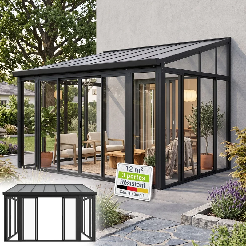 Wintergarten mit Acryl-Verglasung