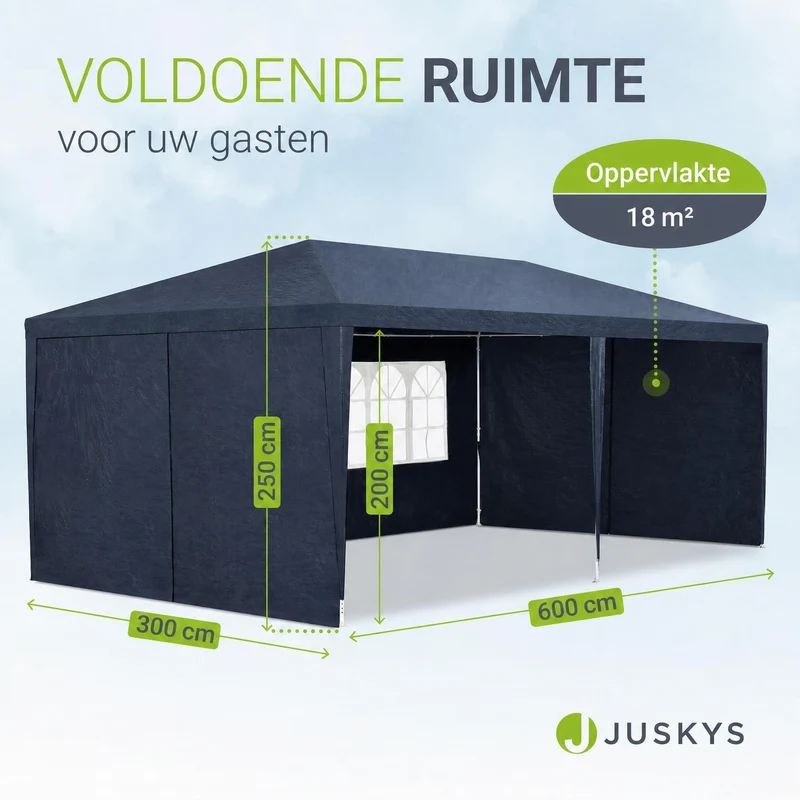 Partyzelt 3x6 m