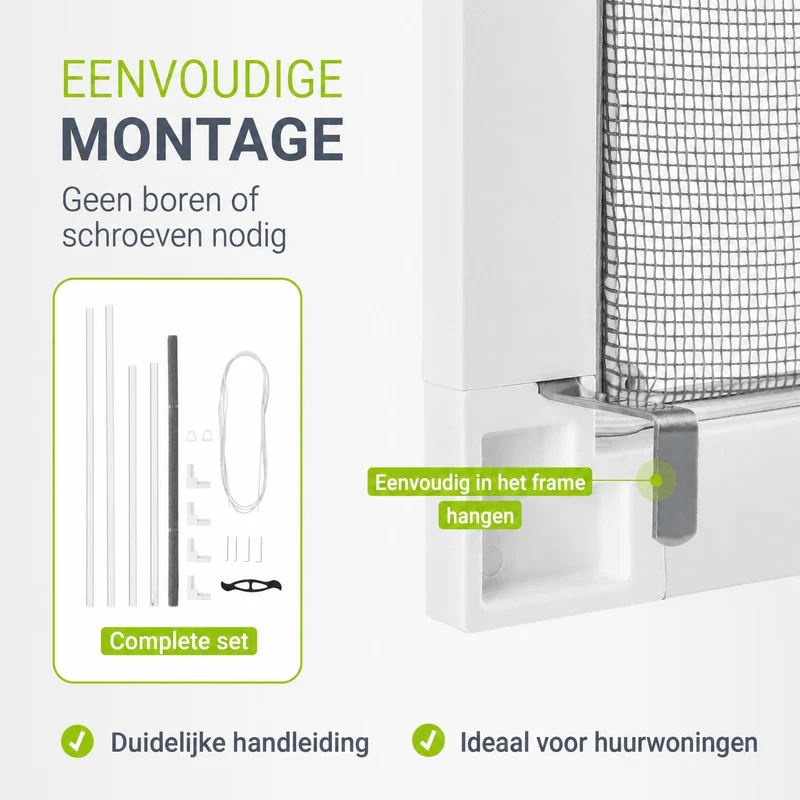 Fliegengitter für Fenster