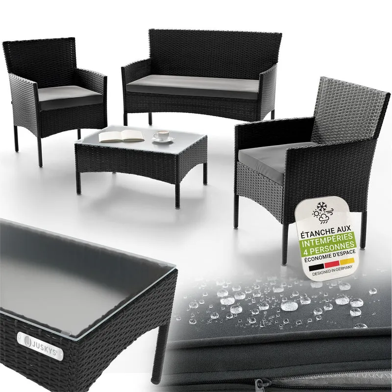 Polyrattan Sitzgruppe Fort Myers