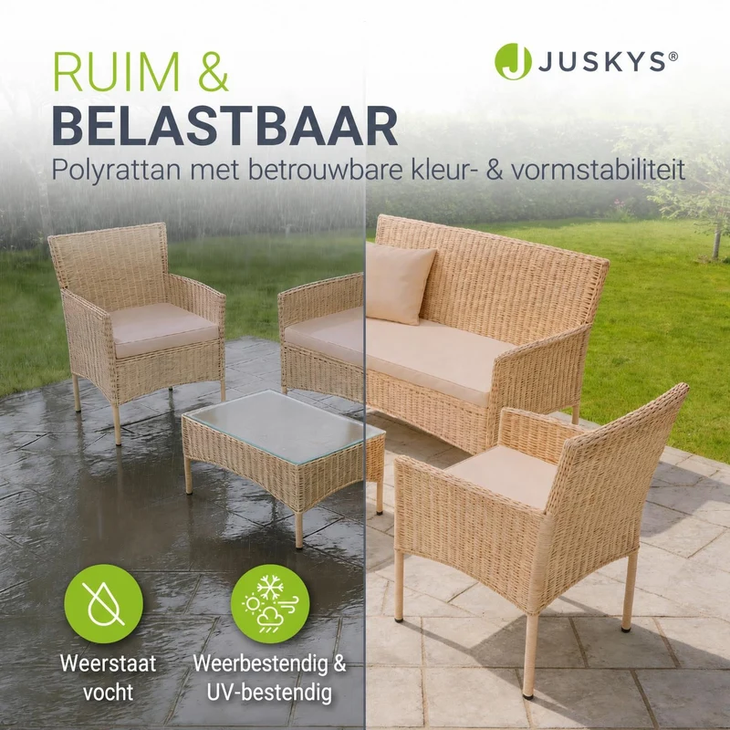 Polyrattan Sitzgruppe Fort Myers