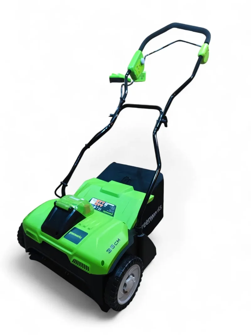 Greenworks Akku Vertikutierer G40DT35, 35 cm 40 V. ohne Akku und Ladegerät