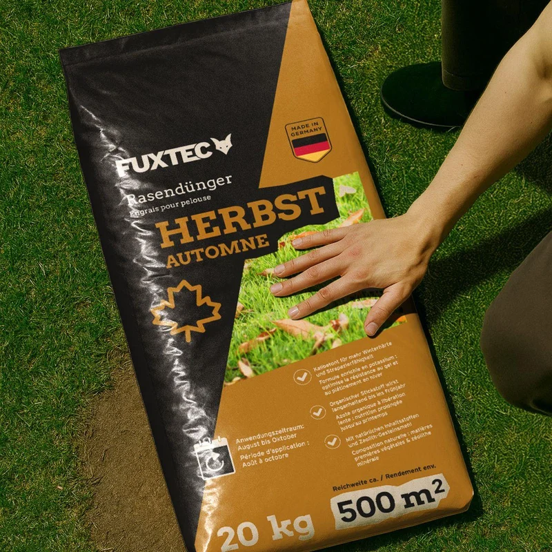 FUXTEC Herbstrasendünger FX-RDH10 10kg für 500m²