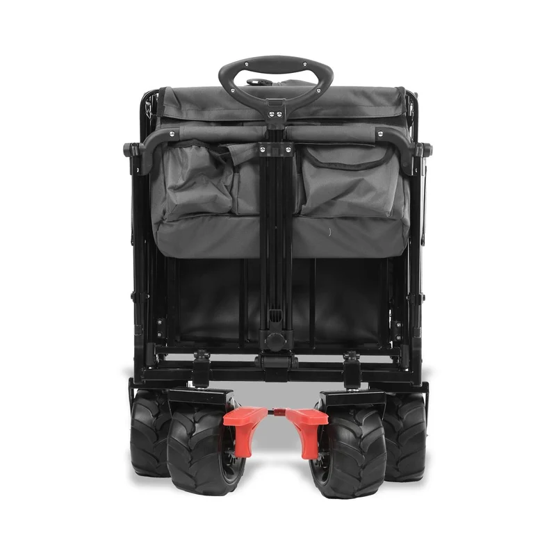 B-Ware FUXTEC Strand-Bollerwagen FX-CTB800 mit UV-geschütztem Sonnendach,Schiebegriff & Innenraumverlängerung