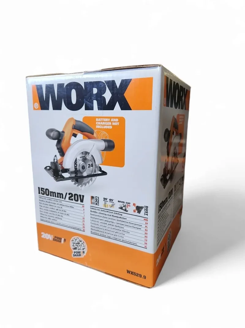 WORX WX529.9 Akku-Handkreissäge ohne Akku und Ladegerät