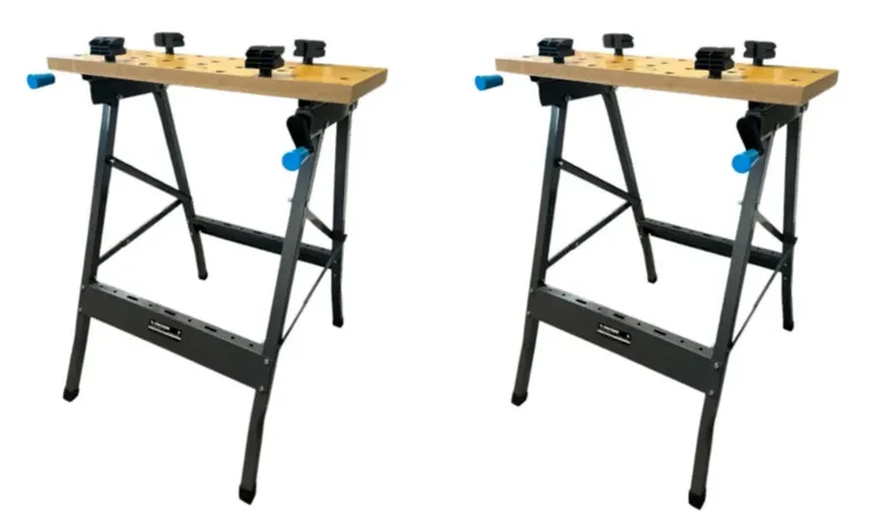 2X Spanntisch klappbar, Werktisch, Arbeitstisch, Werkbank