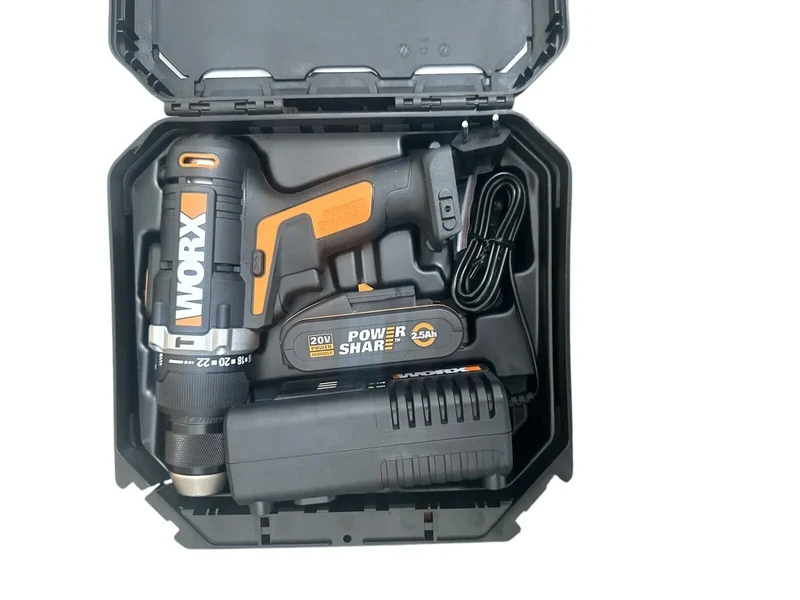 Worx WX372.6, Akku-Schlagbohrschrauber inkl Akku und Ladegerät