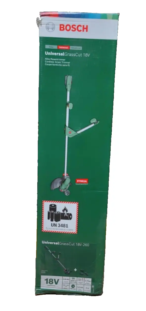 Bosch Home & Garden Akku Rasentrimmer UniversalGrassCut 18V-260 Akku & Ladegerät