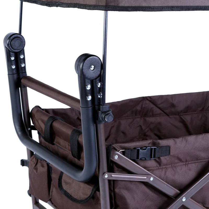 B-Ware Bollerwagen FX-CT700 mit UV-geschütztem Sonnendach und zusätzlichem Schiebegriff