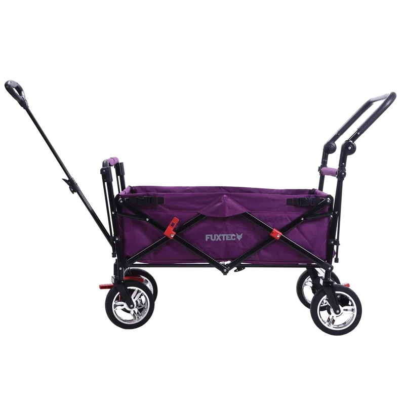 B-Ware Bollerwagen FX-CT700 mit UV-geschütztem Sonnendach und zusätzlichem Schiebegriff