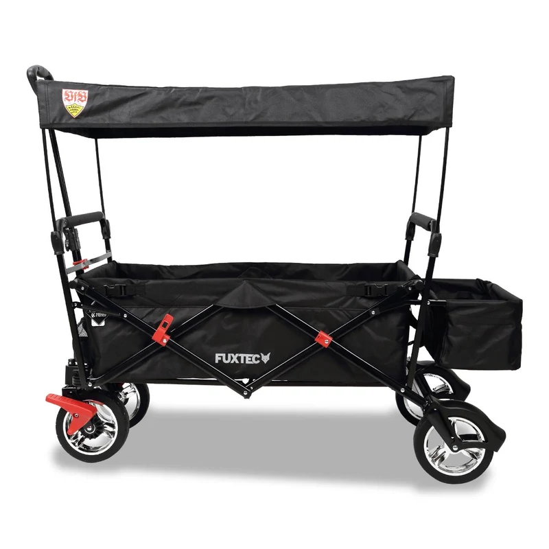 B-WARE FUXTEC Bollerwagen FX-CT500 "VfB Stuttgart"-Edition mit Sonnendach