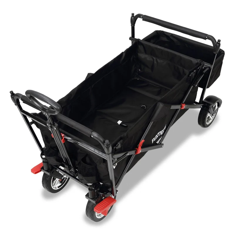 B-WARE FUXTEC Bollerwagen FX-CT500 "VfB Stuttgart"-Edition mit Sonnendach