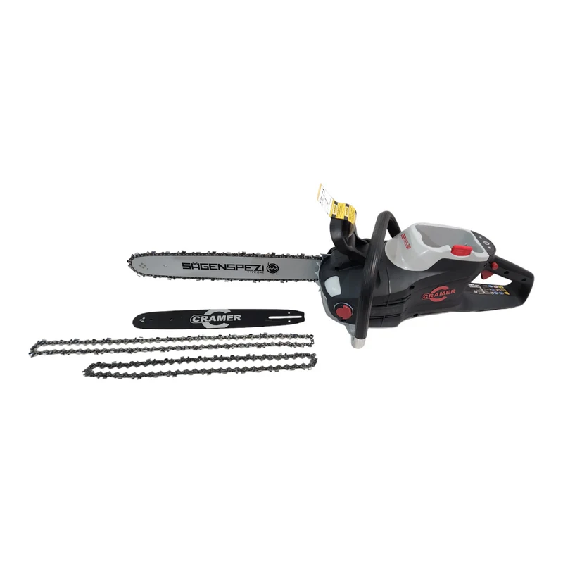 82 V Akku-Kettensäge Cramer 82CS25 2,5 kW incl. 2 Schwerter 45 u. 33 cm u. 3 Ket