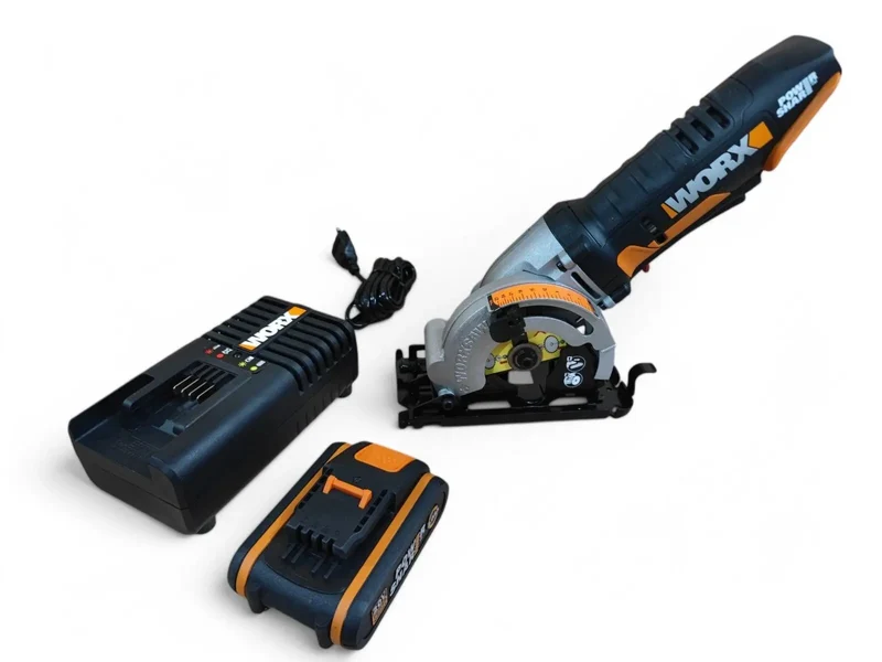 Worx WX527 Kompakt-Handkreissäge Worxsaw inkl Akku und Ladegerät