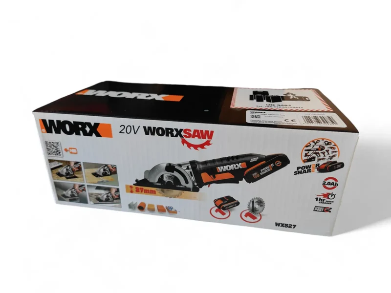 Worx WX527 Kompakt-Handkreissäge Worxsaw inkl Akku und Ladegerät