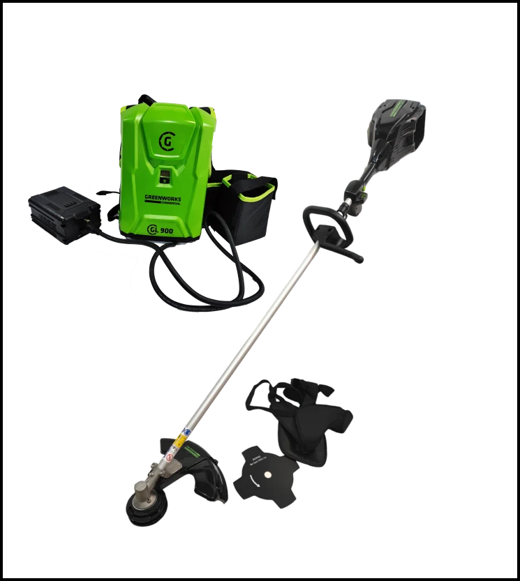 Greenworks Akku-Trimmer GC82ST Incl Akkurucksack 12,5 Ah und Ladegerät