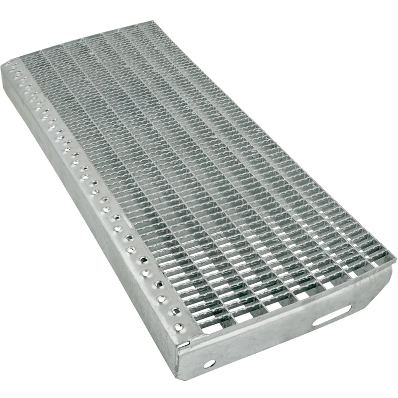 Normtreppenrost R11 mit DIN-Lochung feuerverzinkt MT 33/11 mm