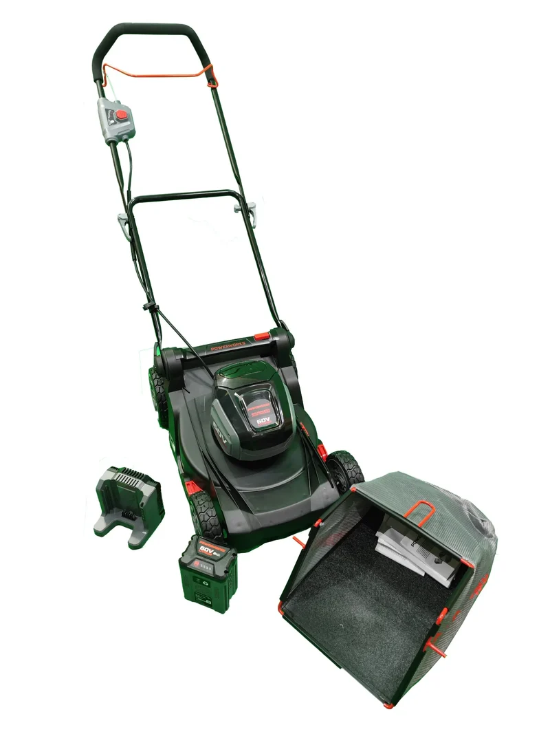 Powerworks Akku-Rasenmäher PD60LM41K2 60 V, incl. Akku 60V 2 Ah+Ladegerät