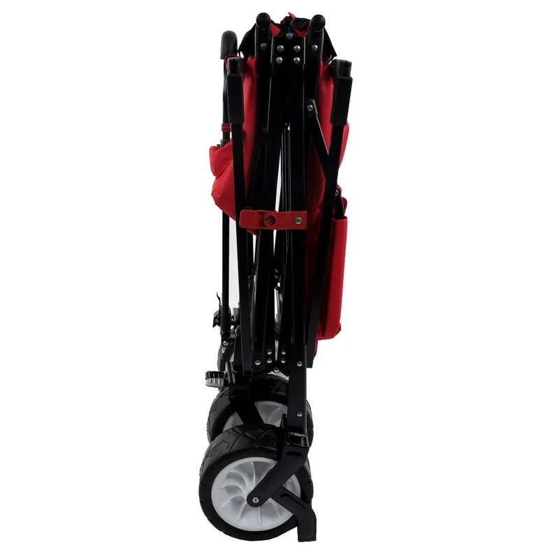 B-WARE FUXTEC Bollerwagen Rot mit Sonnendach JW-76CR