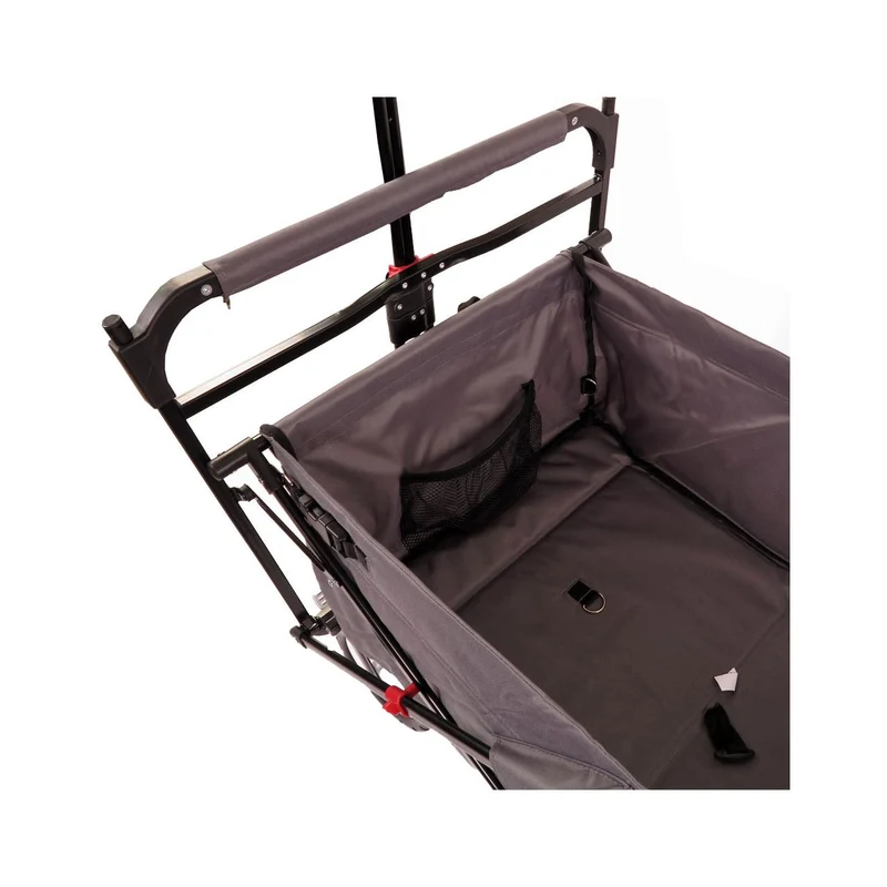 B-WARE FUXTEC Bollerwagen GRAU mit Sonnendach JW-76CG