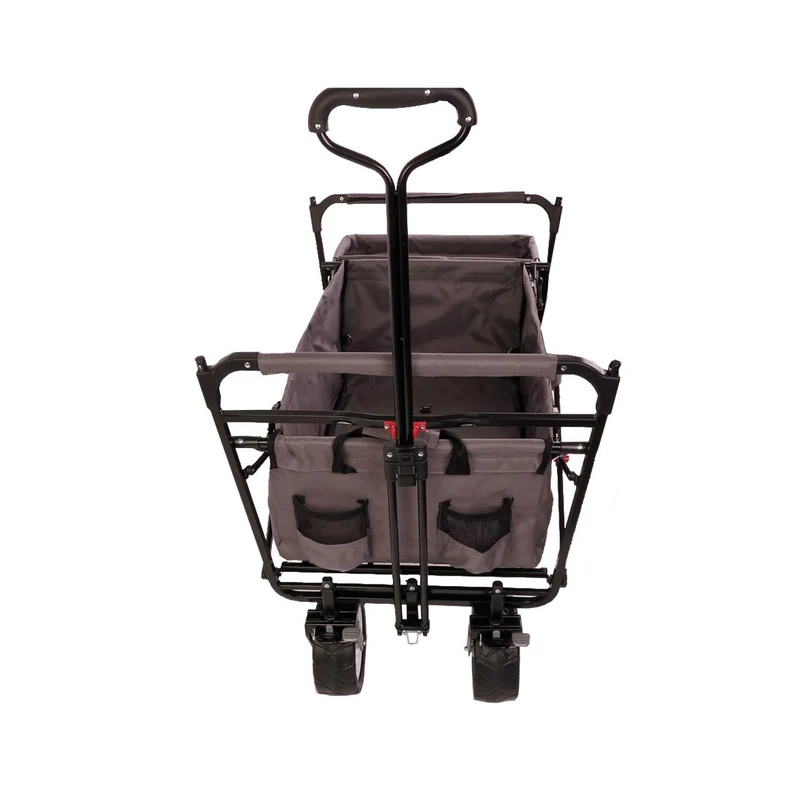 B-WARE FUXTEC Bollerwagen GRAU mit Sonnendach JW-76CG