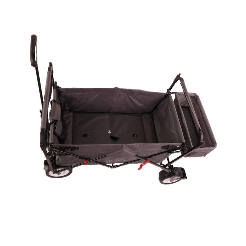B-WARE FUXTEC Bollerwagen GRAU mit Sonnendach JW-76CG