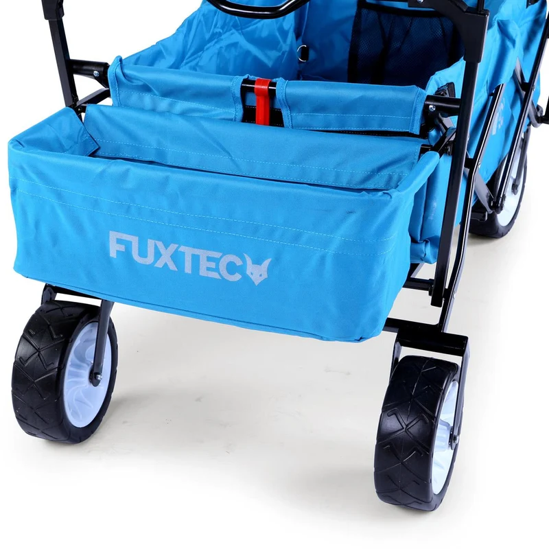 B-WARE FUXTEC Bollerwagen FX-BW100 TÜRKISBLAU