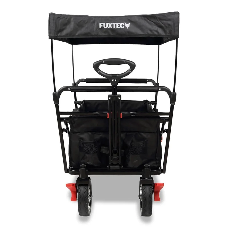 B-WARE FUXTEC Bollerwagen FX-CT500 mit Sonnendach SCHWARZ