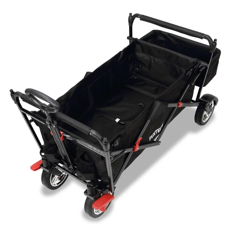 B-WARE FUXTEC Bollerwagen FX-CT500 mit Sonnendach SCHWARZ