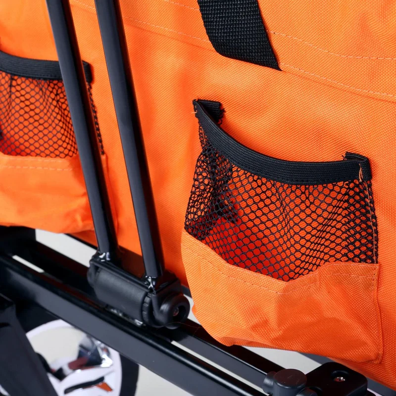B-WARE FUXTEC Bollerwagen FX-CT500 mit Sonnendach ORANGE