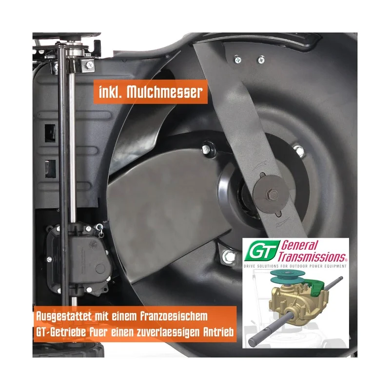 B-WARE FUXTEC FX-RM1850 Benzin Rasenmäher mit EasyClean