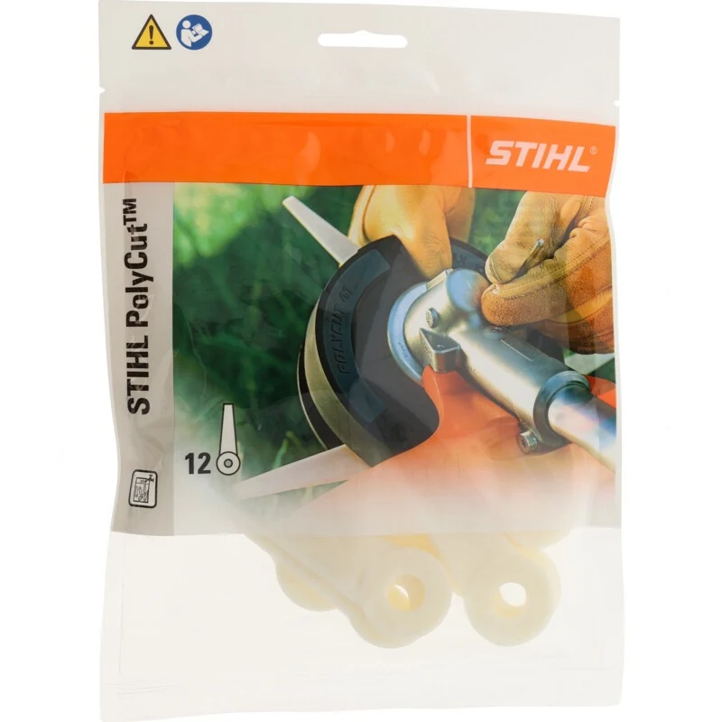 STIHL VPE12 Kunststoff-Messersatz passend für PolyCut 5-3, PolyCut 6-3, PolyCut 7-3 u. a.