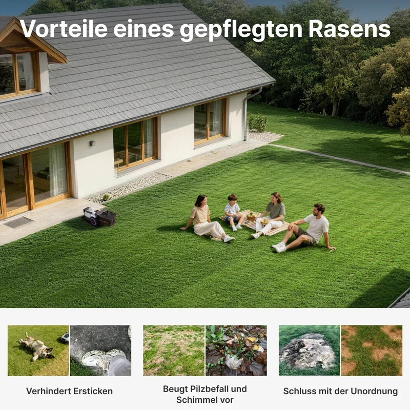 ANTHBOT N8 – kabelloser 4-in-1-Mähroboter mit Full-Band-RTK und Dual Vision