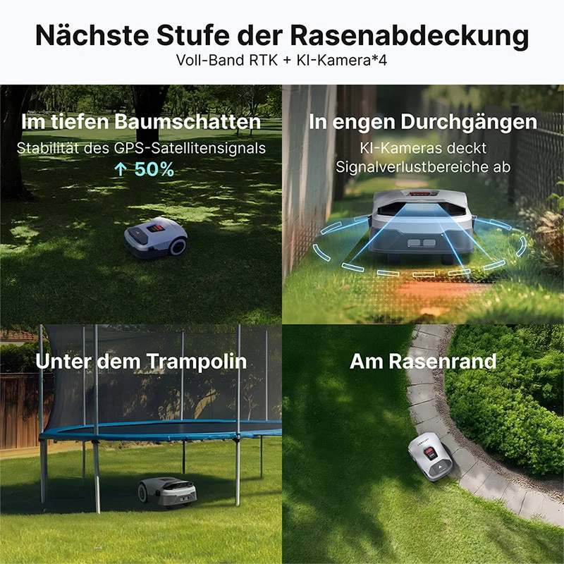 Anthbot Genie 600E kabelloser Mähroboter bis 900 m²